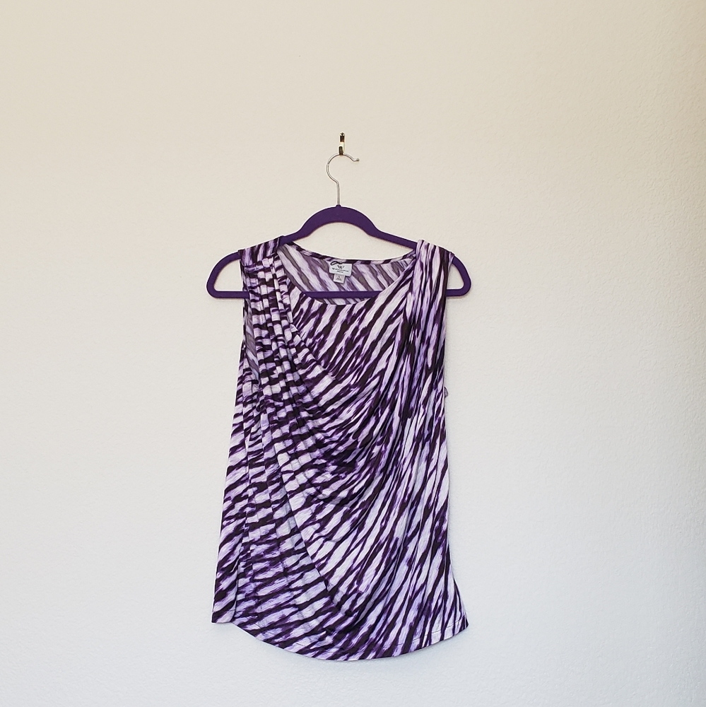 Purple office shirt